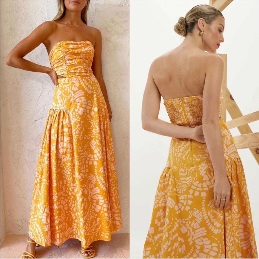 MØN RENN Anthropologie Monarch Maxi Dress